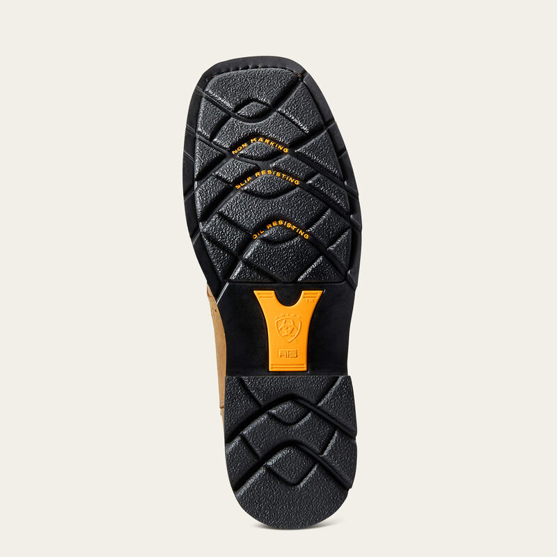 Sierra Wide Square Toe Work Boot Sole