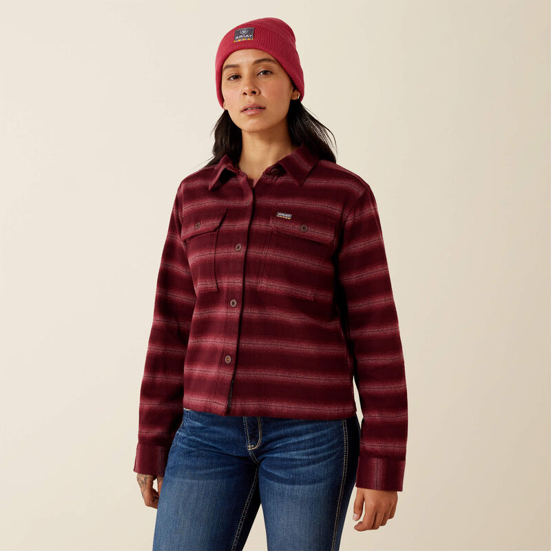 Rebar Heavy Flannel Work Shirt Front