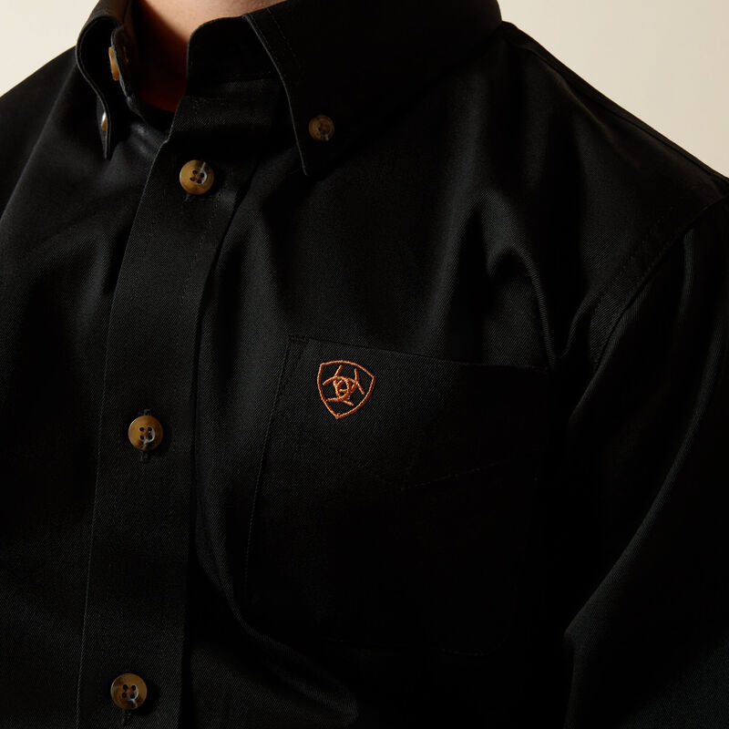 Solid Twill Classic Fit Shirt 01