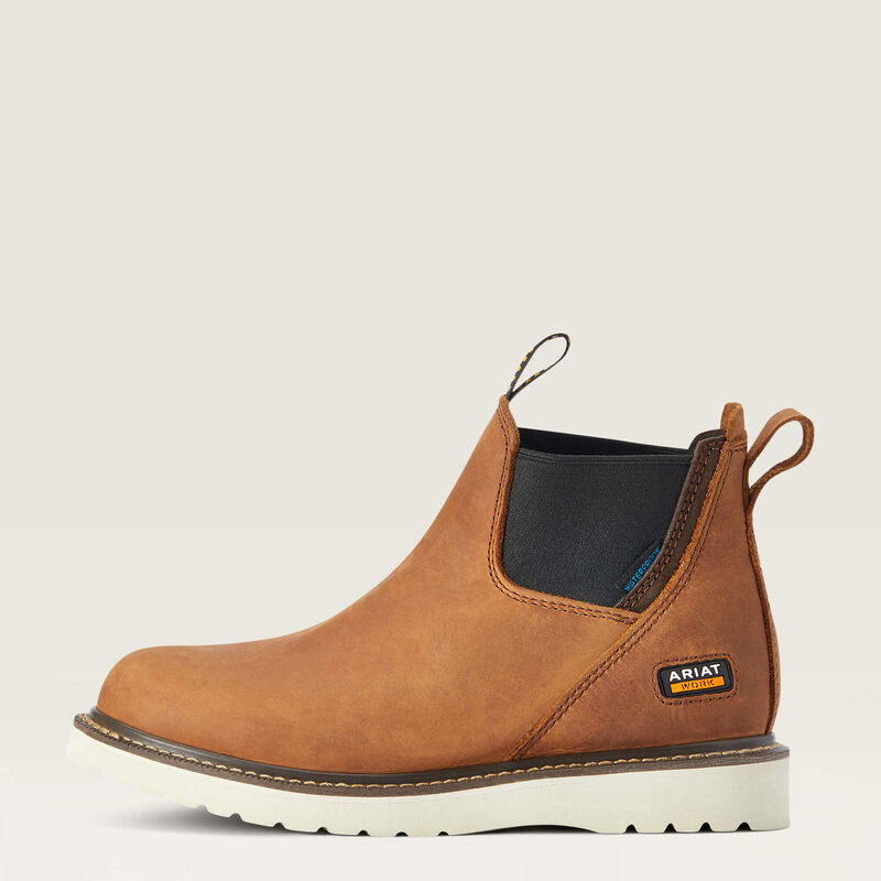 Rebar Wedge Chelsea Waterproof Work Boot Side