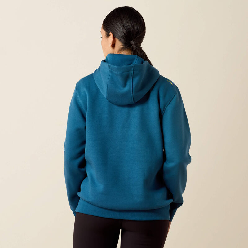 Rebar Workman Graphic Hoodie Back
