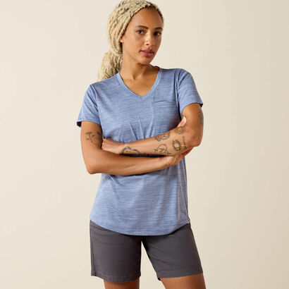 Rebar Evolution Mother V-Neck T-Shirt Back