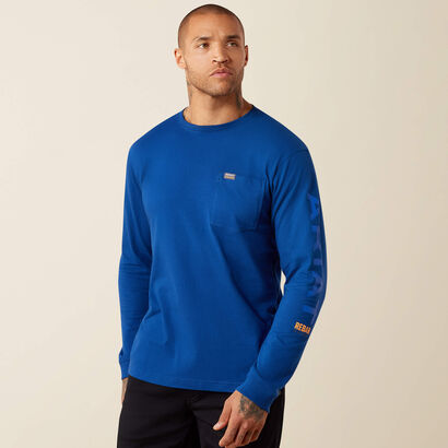 Rebar Cotton Strong Standard Logo Pocket T-Shirt Front