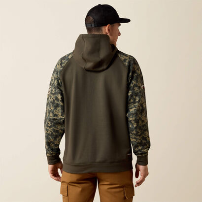 FR DuraStretch Patriot Hoodie Back