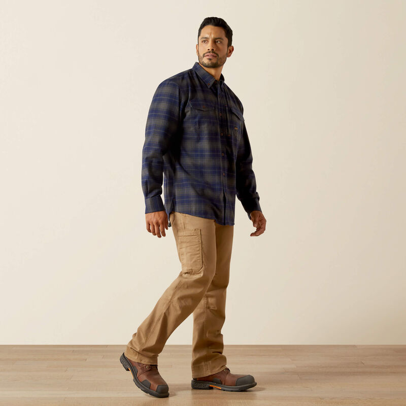 Rebar Flannel DuraStretch Work Shirt Full