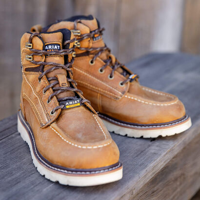 Rebar Wedge Moc Toe Waterproof Work Boot Lifestyle