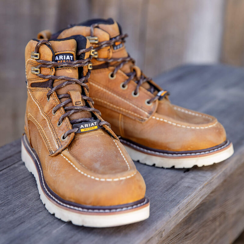 Rebar Wedge Moc Toe Waterproof Work Boot Lifestyle