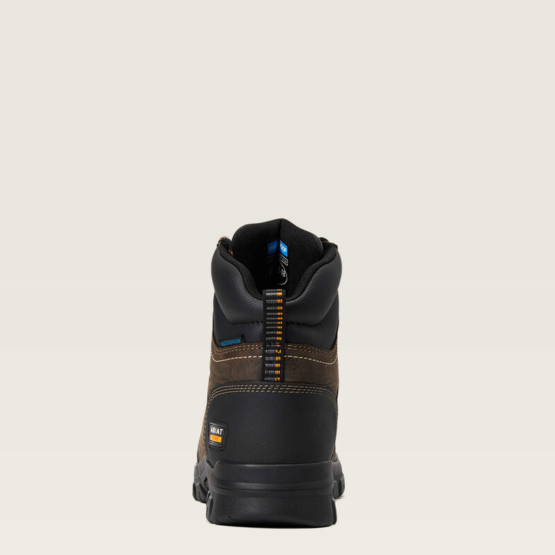 Treadfast 6" Waterproof Steel Toe Work Boot Heel