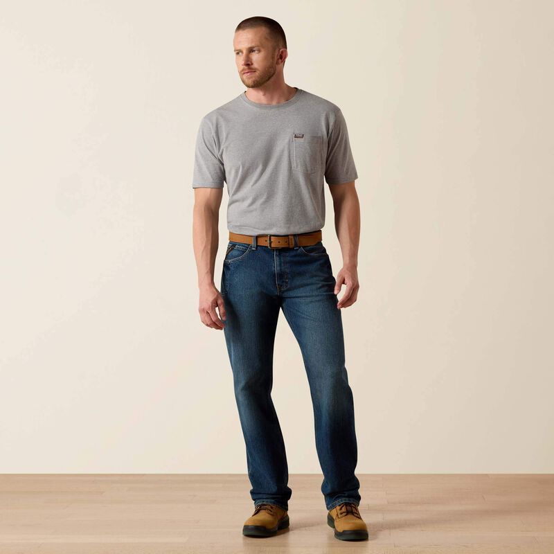 Rebar M3 Loose DuraStretch Basic Stackable Straight Leg Jean Full