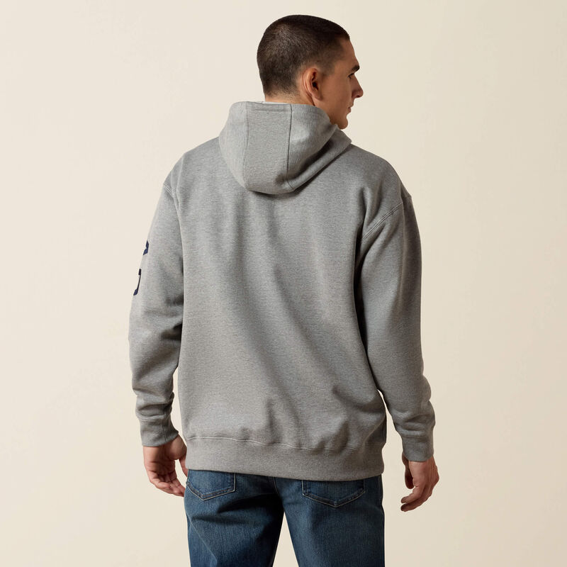 Rebar Workman Graphic Hoodie Back
