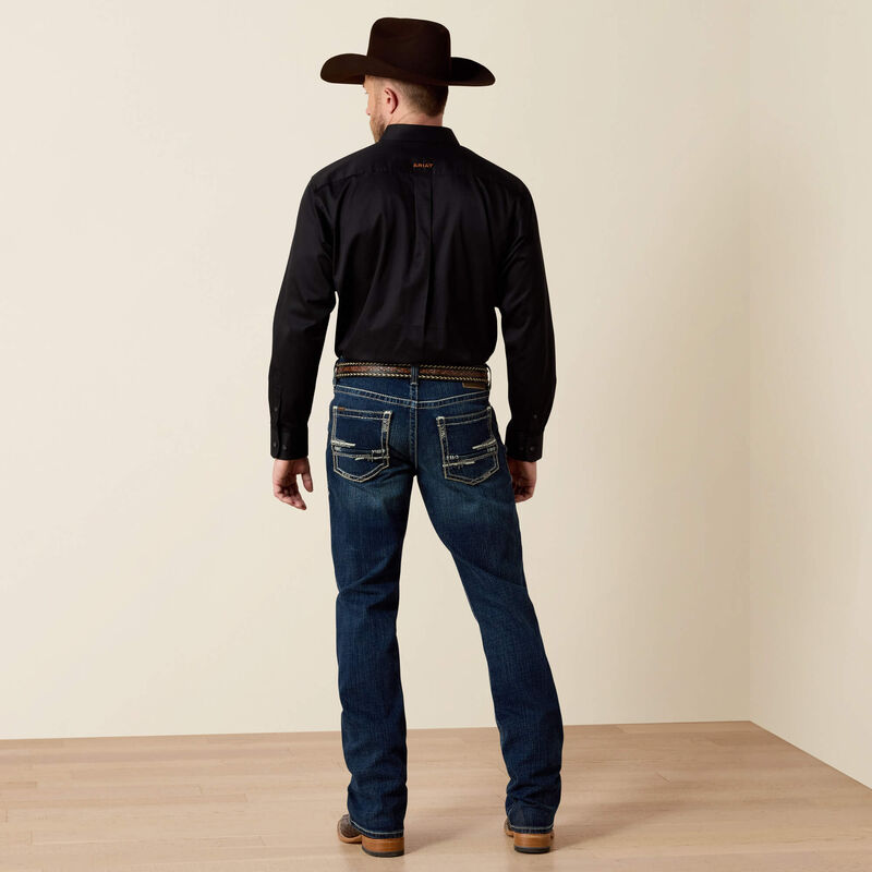 M4 Low Rise Stretch Adkins Boot Cut Jean Back