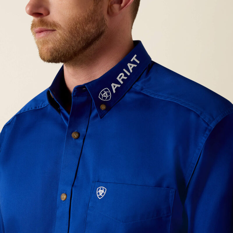 Team Logo Twill Classic Fit Shirt 01