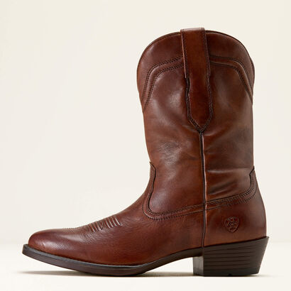 Grayson R Toe Western Boot Side