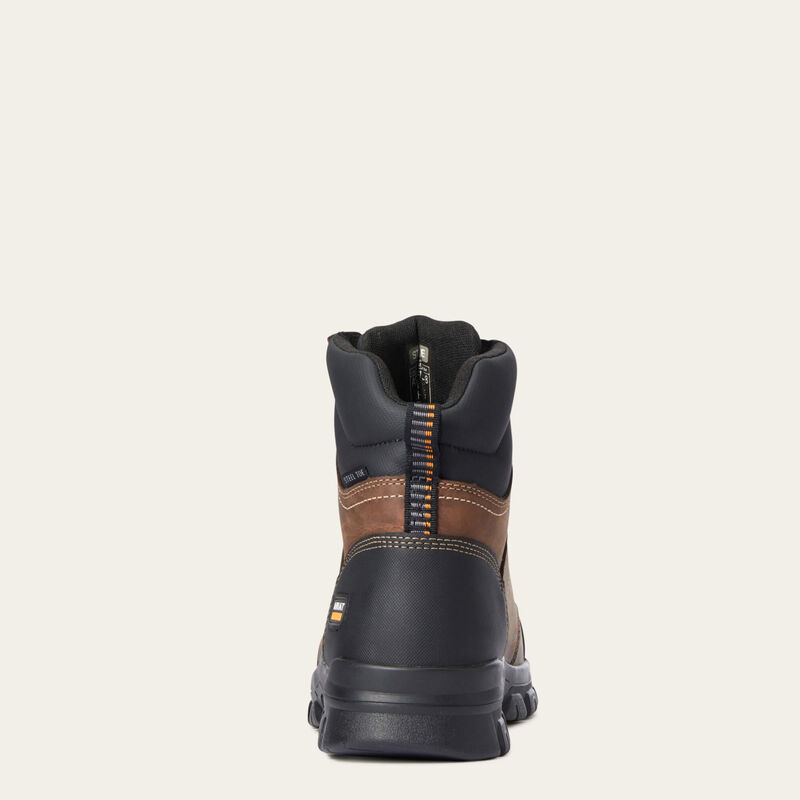 Treadfast 6" Steel Toe Work Boot Heel
