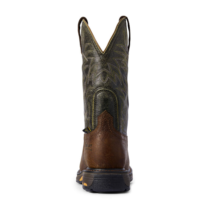 WorkHog Wide Square Toe MetGuard CSA MetGuard Composite Toe Work Boot Heel
