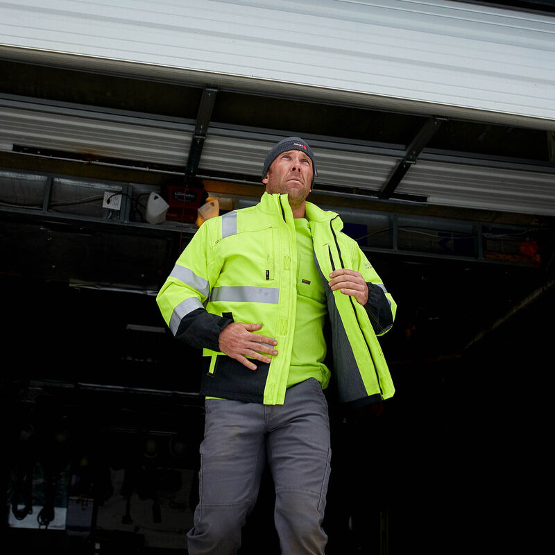 FR Hi-Vis Waterproof Insulated Jacket Image 5 of 4