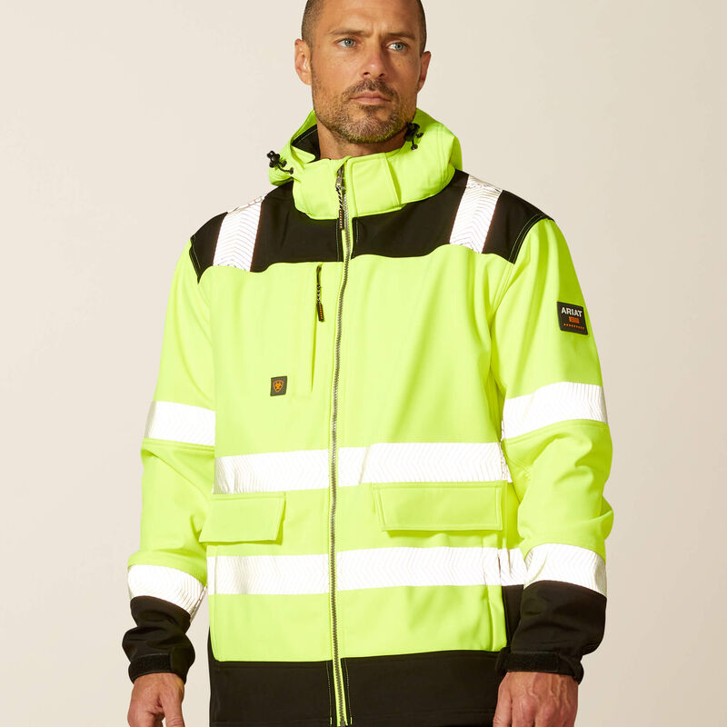 Rebar Hi-Vis Softshell Jacket 01