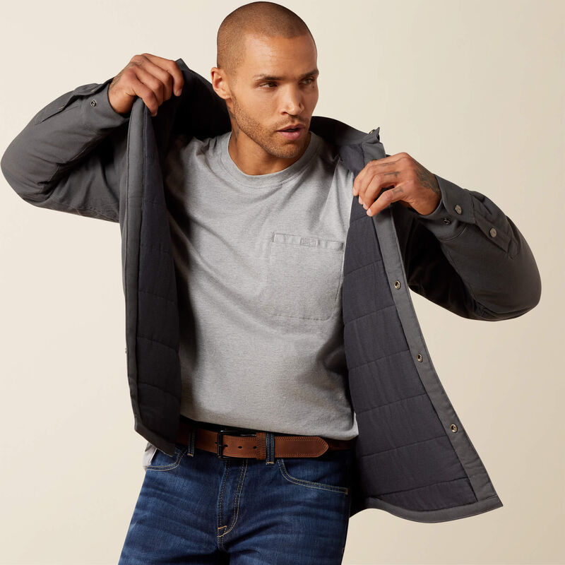 FR Flannel Insulated Shirt Jacket 03