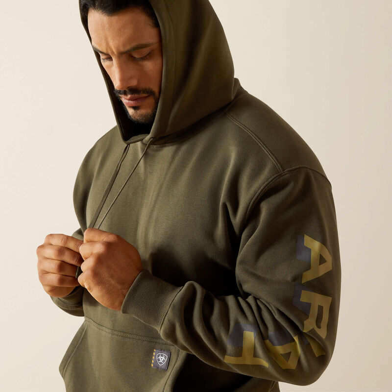 Rebar Lightweight Logo Hoodie 01