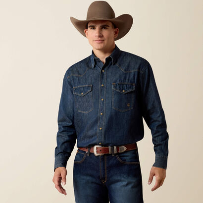 Classic Denim Shirt Front