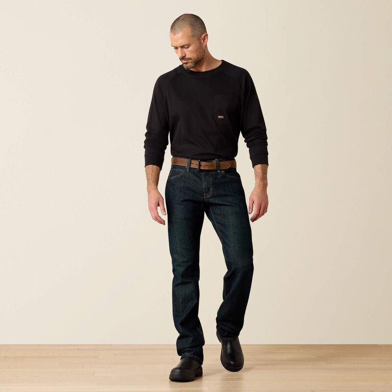 Rebar M7 Slim DuraStretch Basic Stackable Straight Leg Jean Full