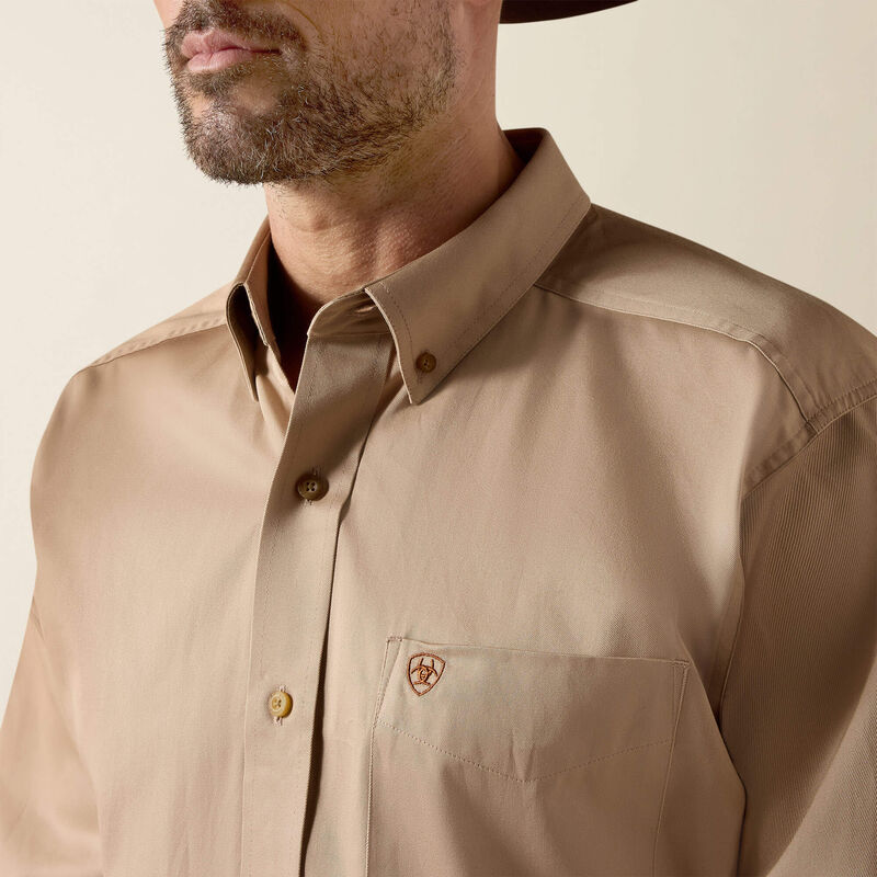 Solid Twill Classic Fit Shirt 01