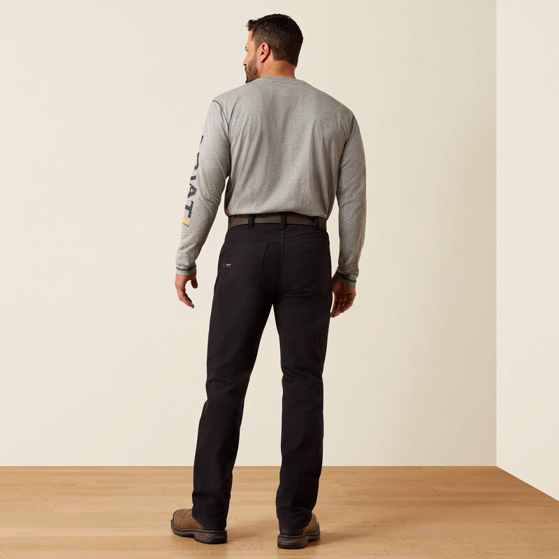Rebar M4 Low Rise DuraStretch Made Tough Stackable Straight Leg Pant Back