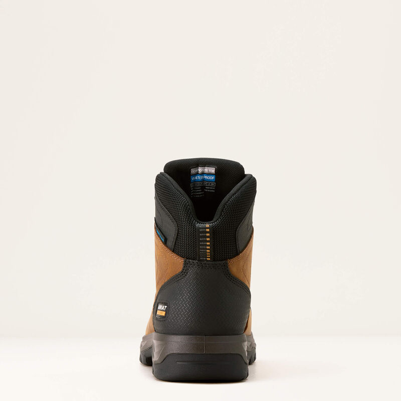 Turbo Duratread XTR 6" Waterproof Carbon Toe Work Boot Heel