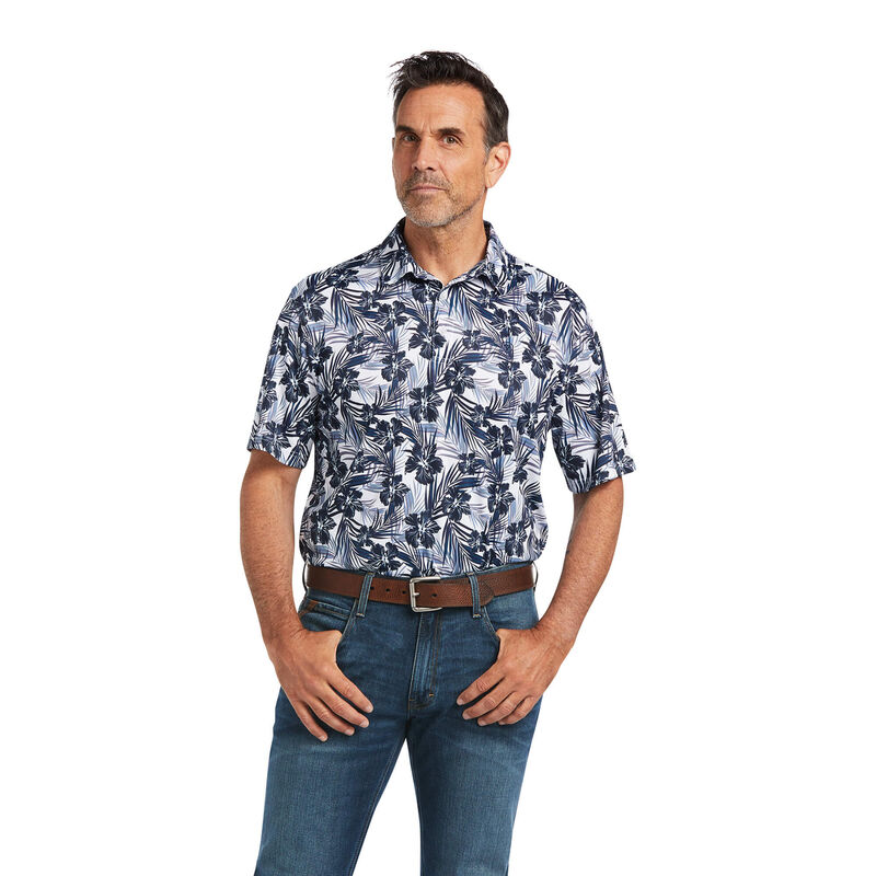 All Over Print Polo Front
