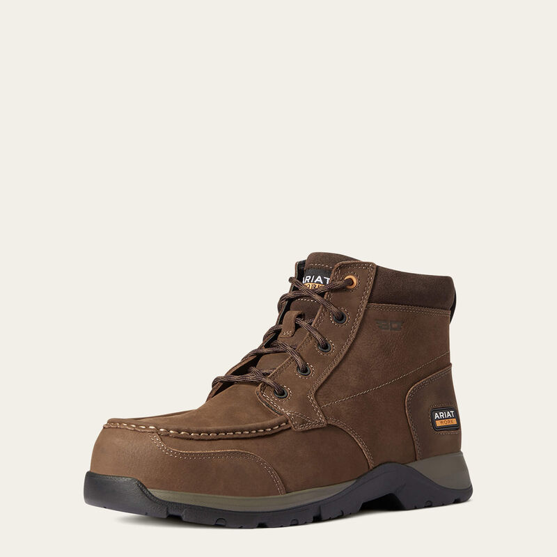 Edge LTE Chukka Static Dissipating Composite Toe Work Boot 3-4 Front