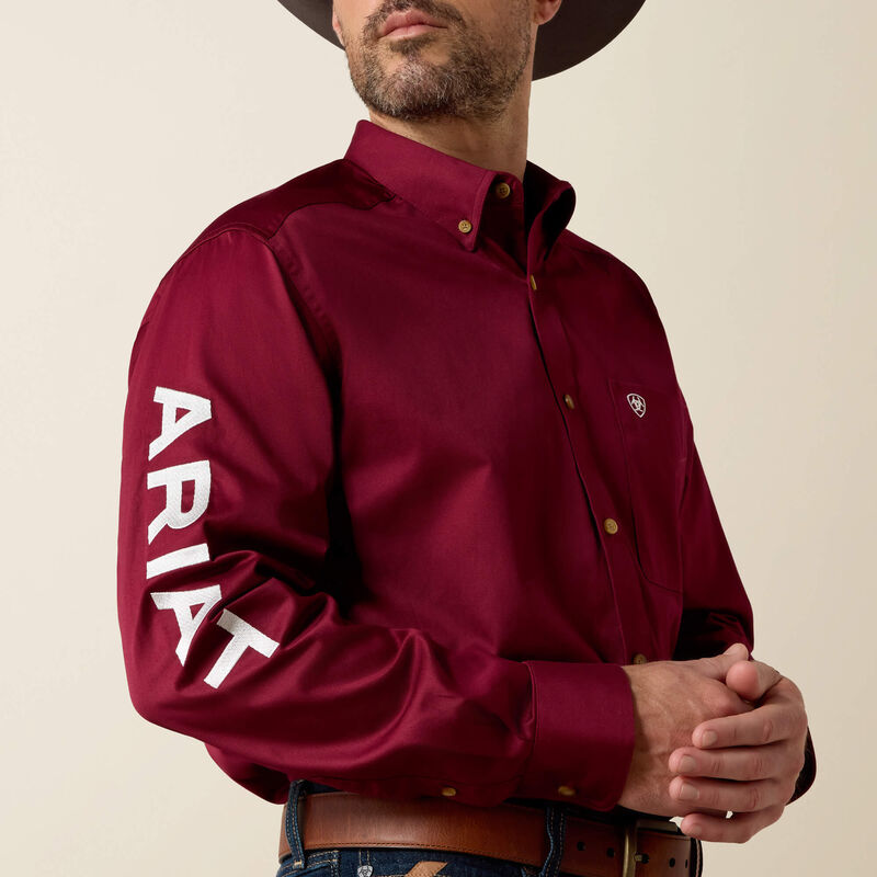 Team Logo Twill Classic Fit Shirt 02