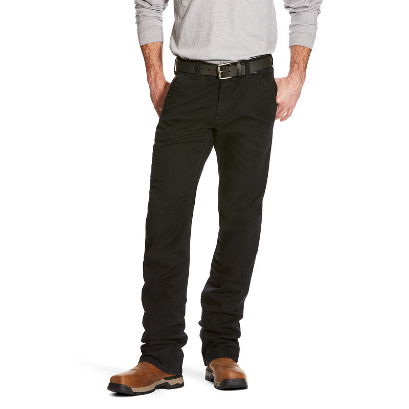 Rebar M4 Relaxed DuraStretch Washed Twill Dungaree Boot Cut Pant Image 1 of 1
