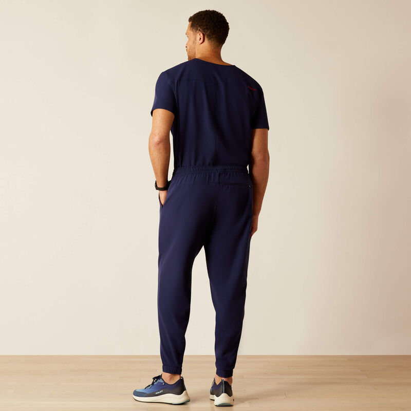 Drew Cargo Stretch Jogger Scrub Pant Back Plus