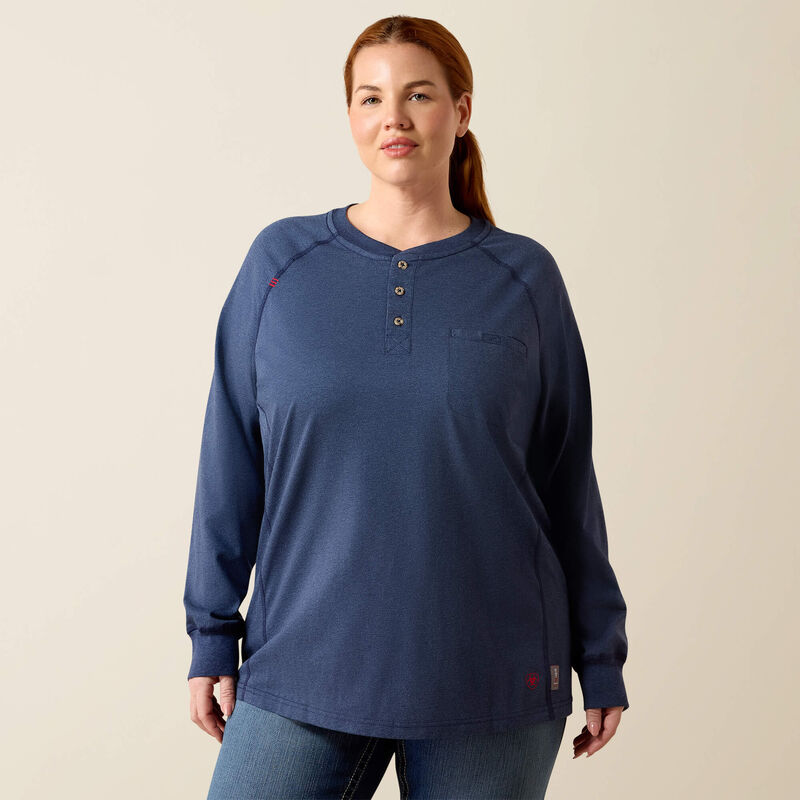 FR Air Henley Top Front Plus
