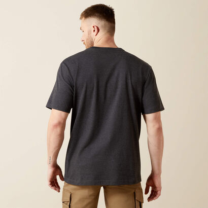 Rebar Cotton Strong Standard Pocket T-Shirt Back