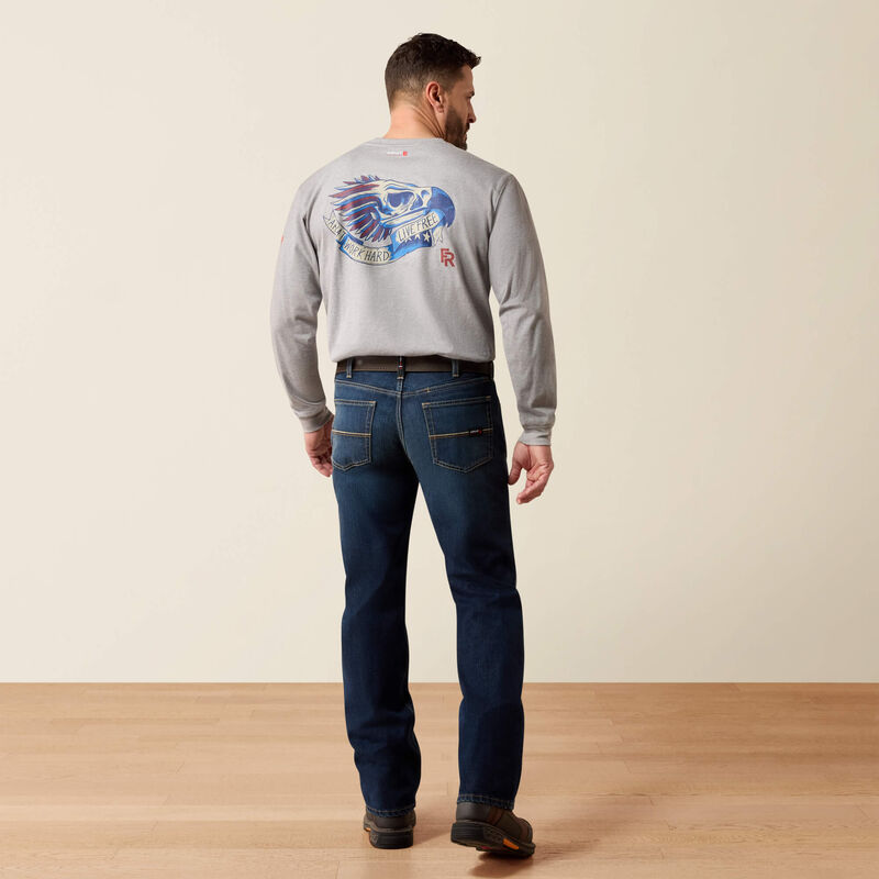FR M4 Relaxed Lightweight DuraStretch Boot Cut Jeans Back