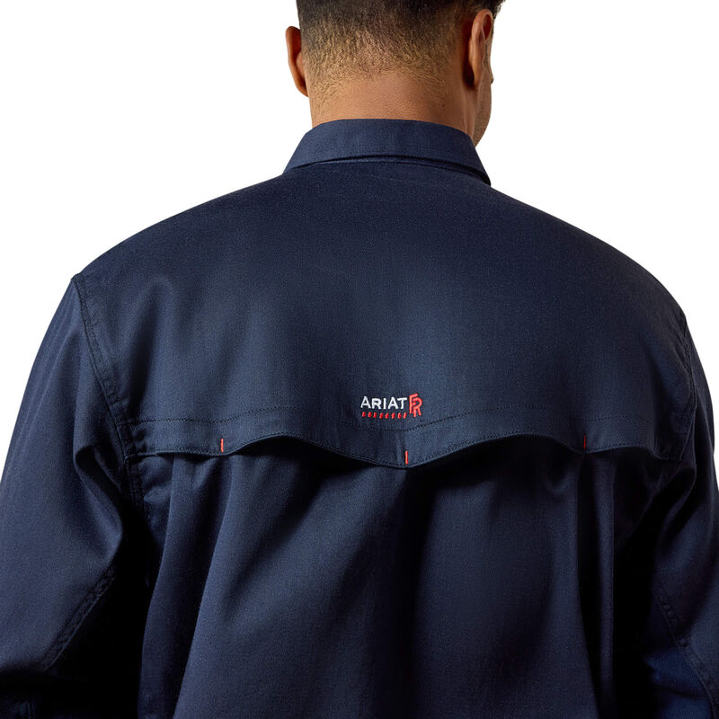 FR Solid Vent Work Shirt 02
