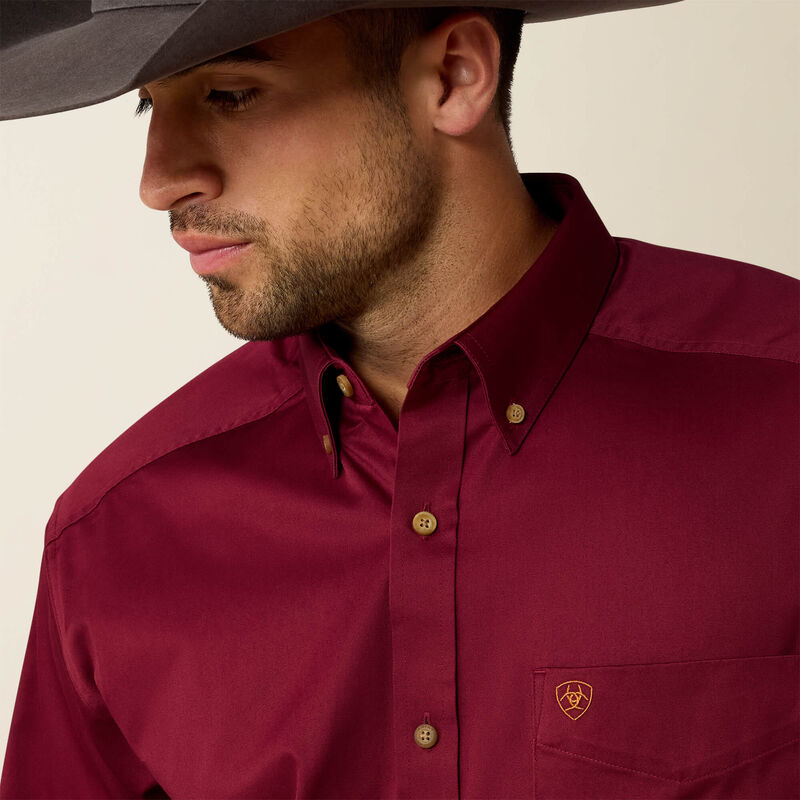 Solid Twill Classic Fit Shirt 01