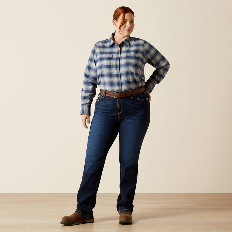 Rebar Flannel DuraStretch Work Shirt Full Plus