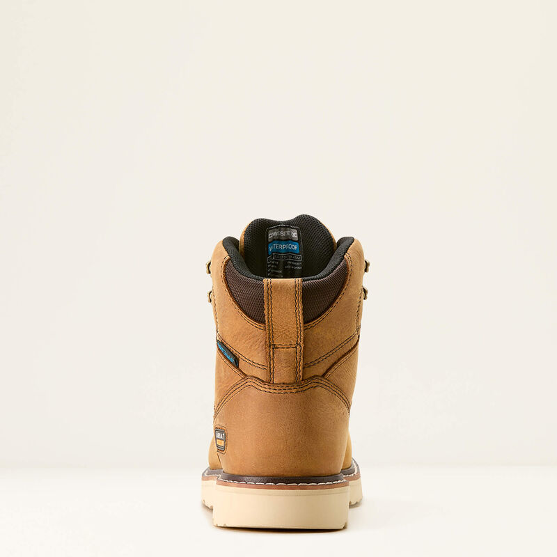 Rebar Wedge Moc Toe Waterproof Composite Toe Work Boot Heel
