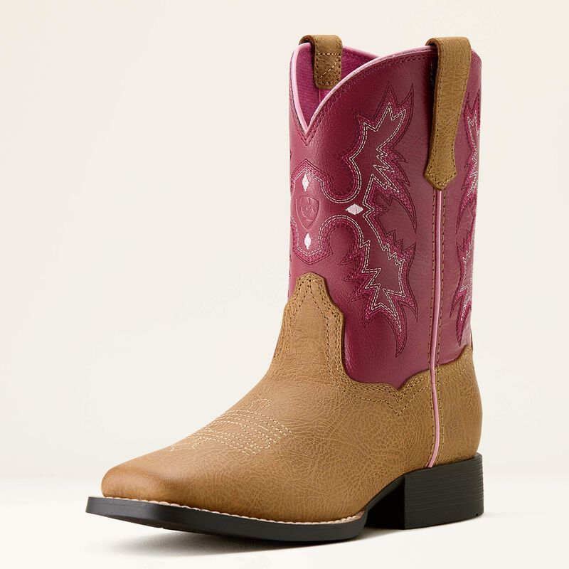 Tombstone Wide Square Toe Western Boot 3-4 Front