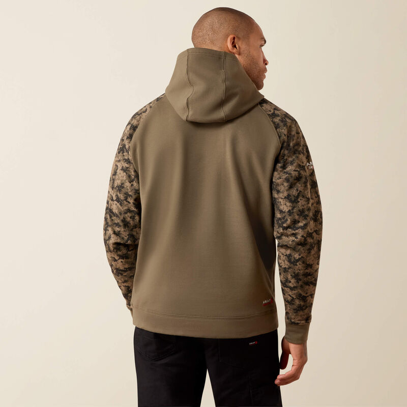 FR DuraStretch Patriot Hoodie Back
