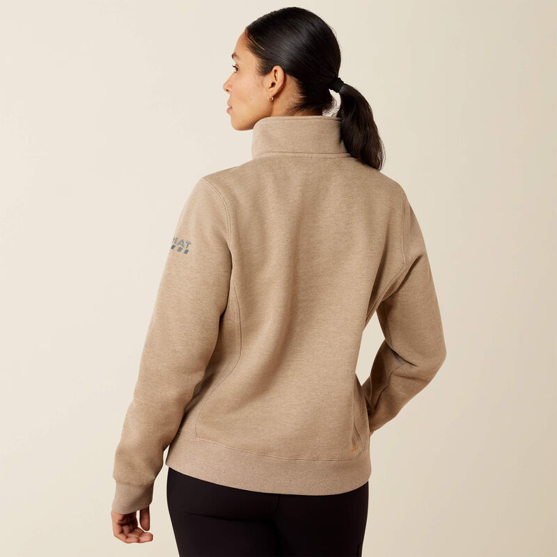 Rebar Traverse Funnel Neck Sweatshirt Back