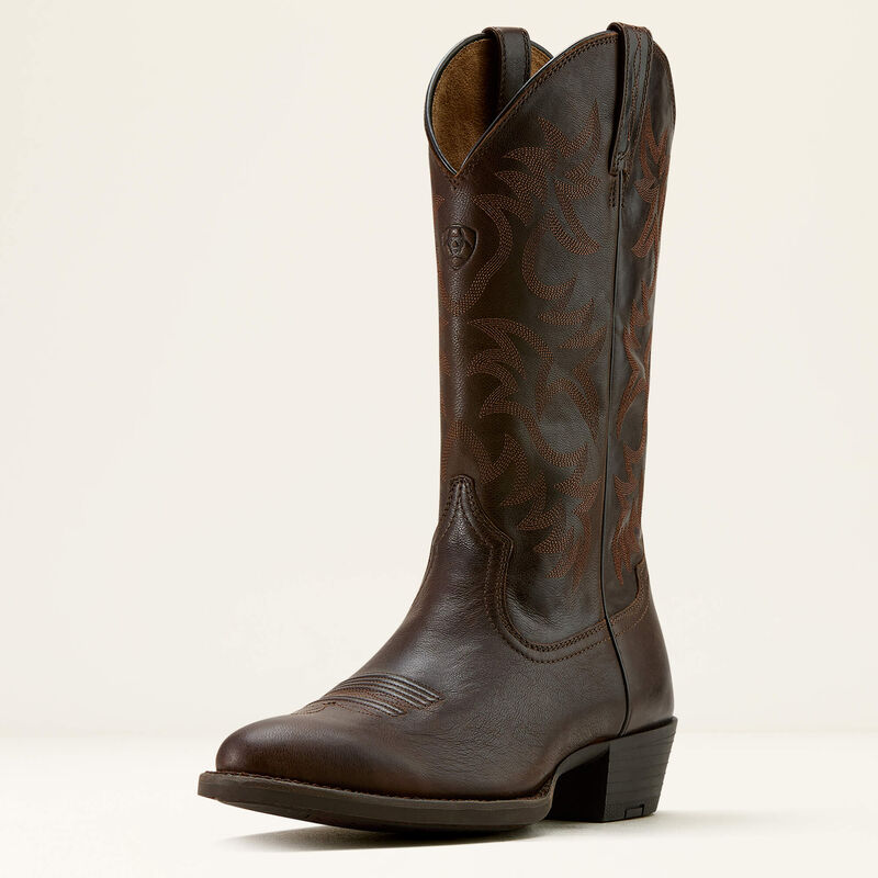 Heritage R Toe Western Boot 3-4 Front