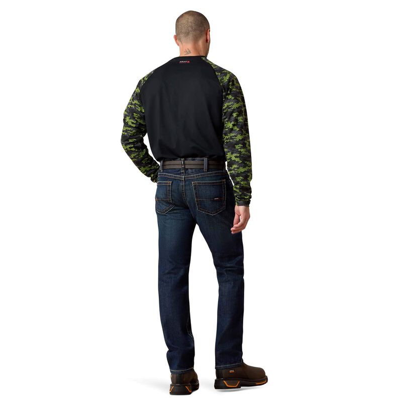 FR M7 Slim DuraStretch Basic Straight Leg Jean Back