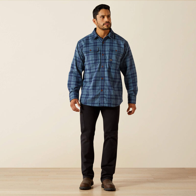 Rebar Heavy Flannel Work Shirt Full