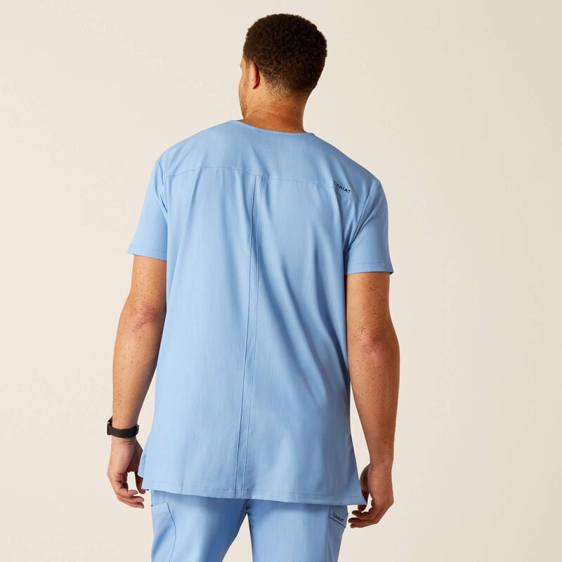 Derham 6 Pocket Scrub Top Back Plus