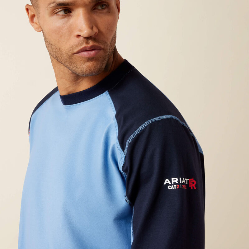 FR Colorblock Baseball Long Sleeve T-Shirt 01