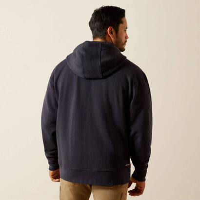 FR DuraStretch Heavyweight Fleece Full Zip Hoodie Back