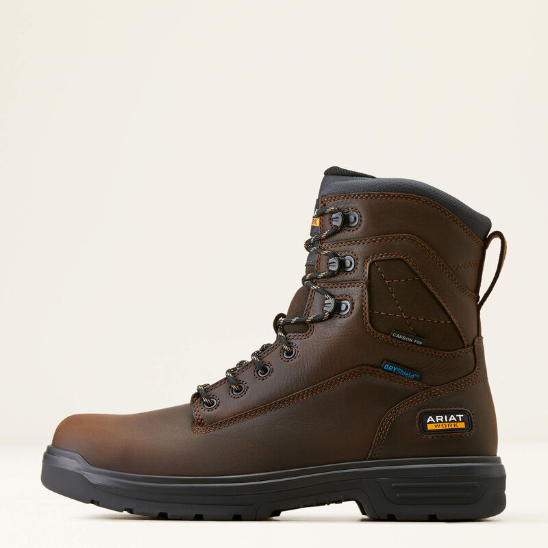 Turbo 8" Waterproof Carbon Toe Work Boot Side